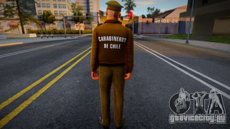 New skin cop для GTA San Andreas