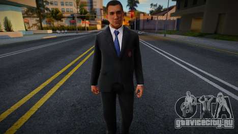 Полицейский в деловом костюме для GTA San Andreas
