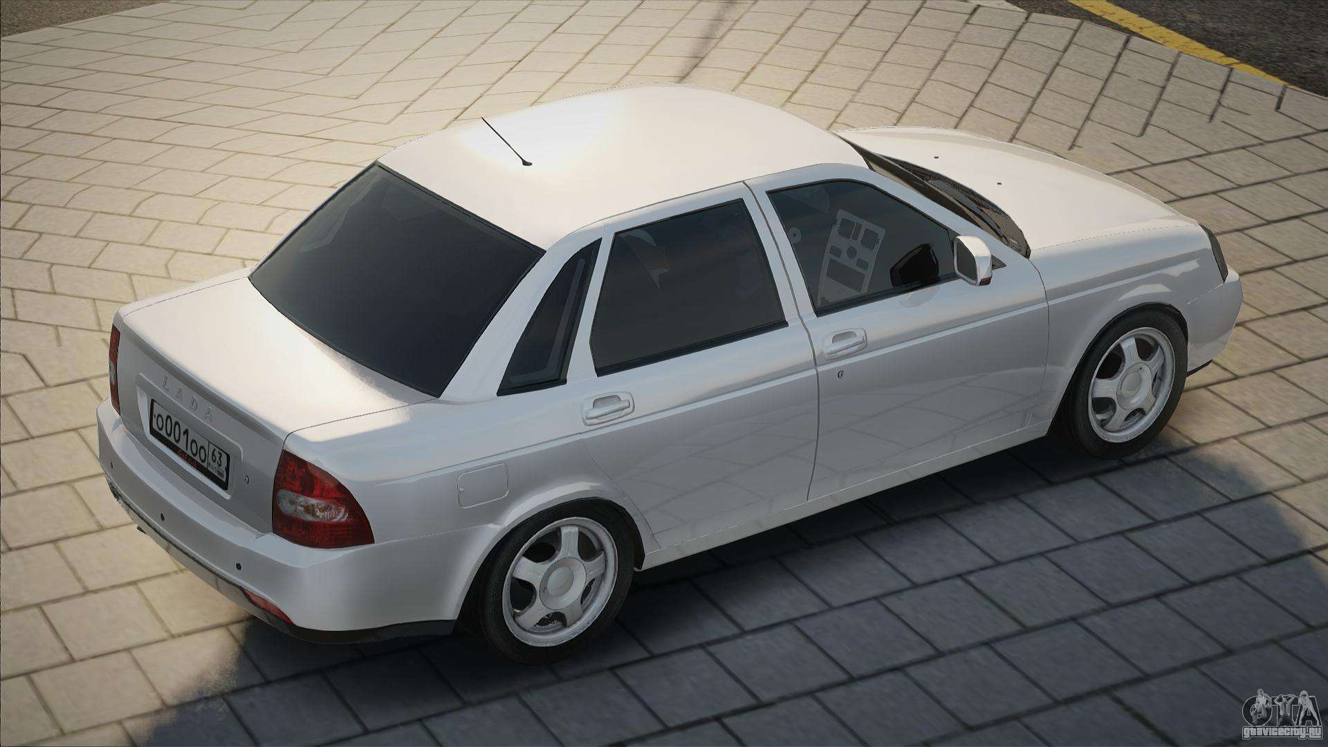 Lada Priora Sedan [White] для GTA San Andreas