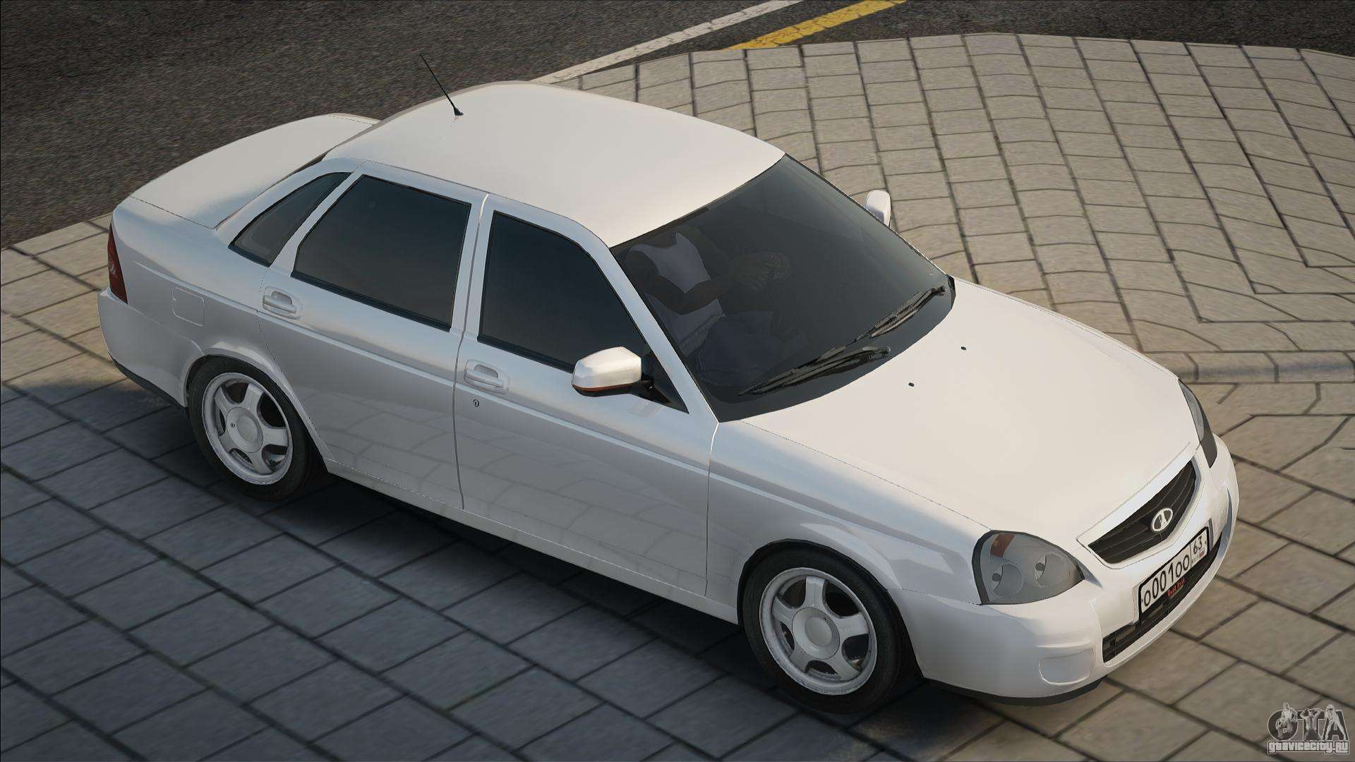 Lada Priora Sedan [White] для GTA San Andreas