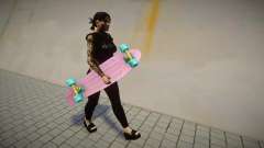 Розовый скейт-борд для GTA San Andreas