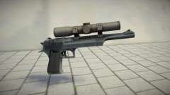 Long Muzzle Desert Eagle (Meryl Gun) - MGS4 v2 для GTA San Andreas