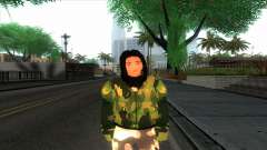 Военная девушка Камуфляж для GTA San Andreas
