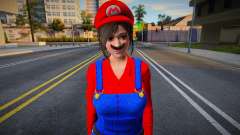 DOAXVV Sayuri - Super Mario Outfit v1 для GTA San Andreas