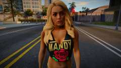 Mandy Rose Golden Outfit WWE для GTA San Andreas