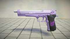 Purple Gun Desert Eagle для GTA San Andreas