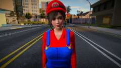 DOAXVV Sayuri - Super Mario Outfit v2 для GTA San Andreas