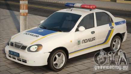 Daewoo Lanos Полиция Украины для GTA San Andreas