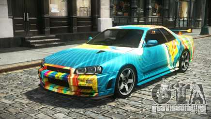 Nissan Skyline R34 E-Limited S6 для GTA 4