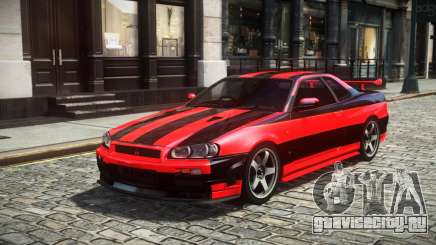 Nissan Skyline R34 E-Limited S14 для GTA 4