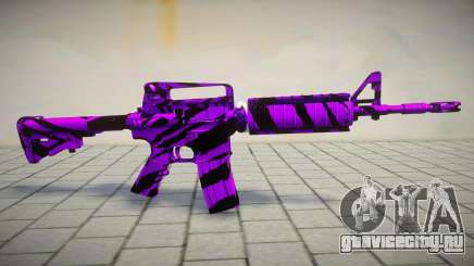 Fiolet Gun - M4 для GTA San Andreas
