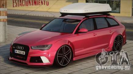Audi RS6 Avant UKR Plate для GTA San Andreas