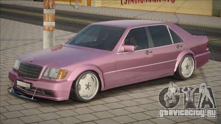 Mercedes-Benz W140 Tun [Pink] для GTA San Andreas