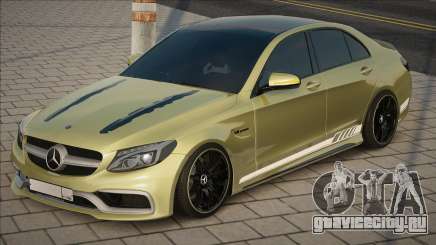 Mercedes-Benz C63s [Gold] для GTA San Andreas