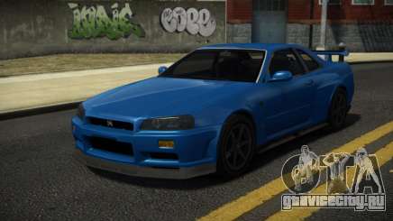 Nissan Skyline R34 L-Tune V1.2 для GTA 4