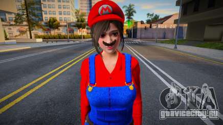 DOAXVV Sayuri - Super Mario Outfit v1 для GTA San Andreas