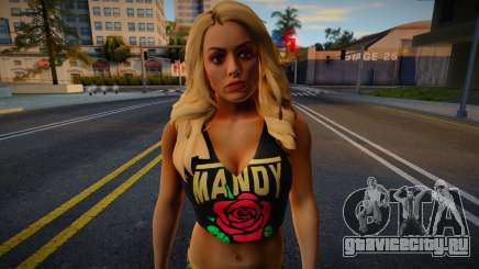 Mandy Rose Golden Outfit WWE для GTA San Andreas