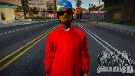 Райдер в кепке Ukraine для GTA San Andreas
