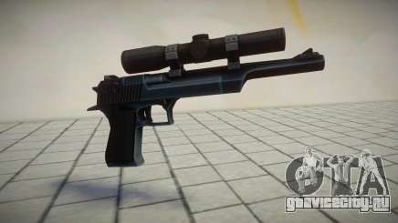 Long Muzzle Desert Eagle (Meryl Gun) - MGS4 v1 для GTA San Andreas