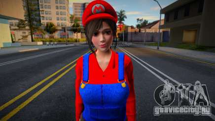 DOAXVV Sayuri - Super Mario Outfit v2 для GTA San Andreas