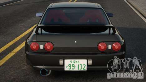 Nissan R32 GT-R [Black] для GTA San Andreas