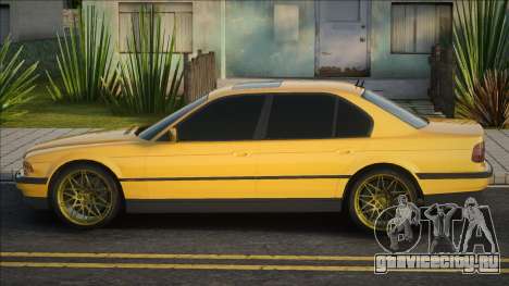 BMW 750i E38 1996 Yellow для GTA San Andreas