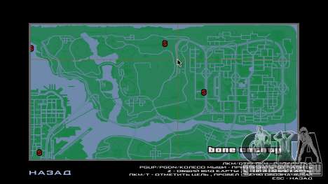 Green Map для GTA San Andreas