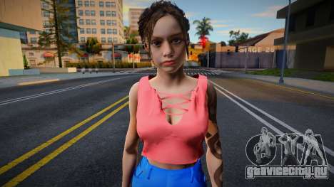 Claire New Outfit для GTA San Andreas