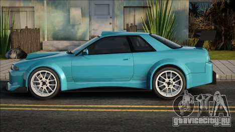 Nissan Skyline R32 Custom Blue для GTA San Andreas