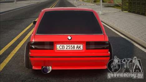 BMW E30 [Ukr Plate] для GTA San Andreas