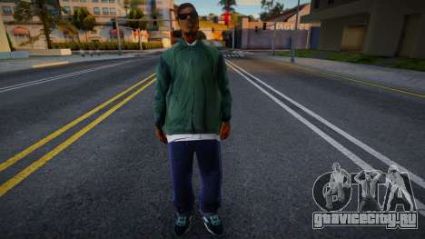 Ryder3 Upscaled Ped для GTA San Andreas