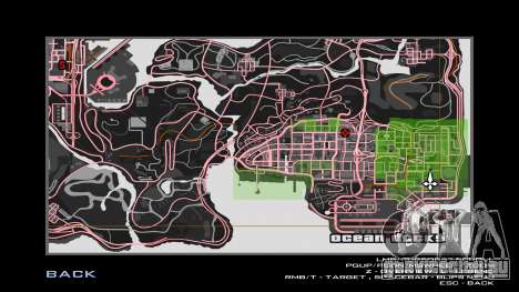 Gray-Pink Map для GTA San Andreas