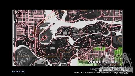 Gray-Pink Map для GTA San Andreas
