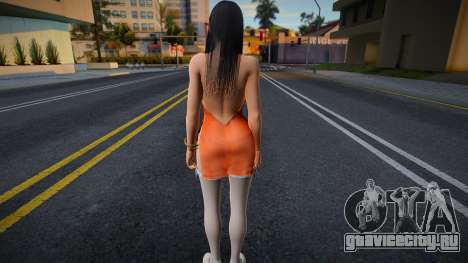 Momiji Orange Dress для GTA San Andreas