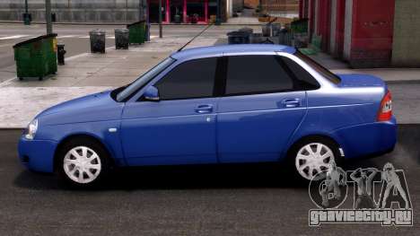 Lada Priora Blue для GTA 4