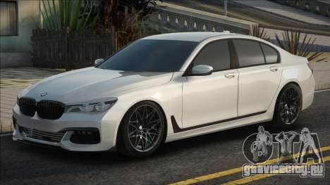 BMW 750I XDrive White для GTA San Andreas