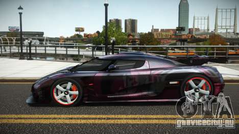 Koenigsegg Agera One G-Sport S10 для GTA 4