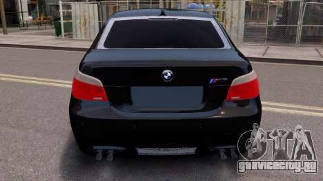BMW M5 E60 Black для GTA 4