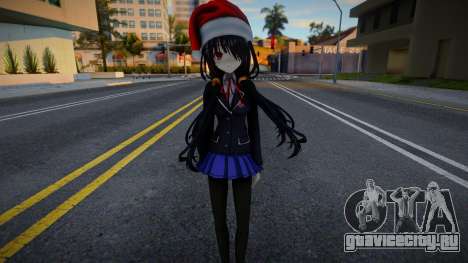 Kurumi Tokisaki (With Christmas Hat) для GTA San Andreas