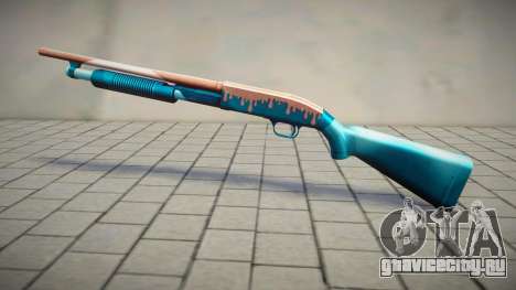 Blue Chromegun 1 для GTA San Andreas