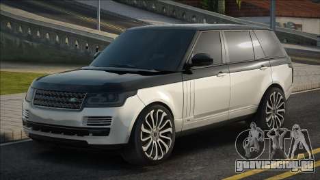 Land Rover Range Rover SVA Stock Black White для GTA San Andreas