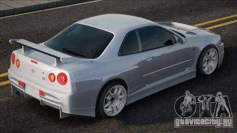 Nissan GT-R [White] для GTA San Andreas