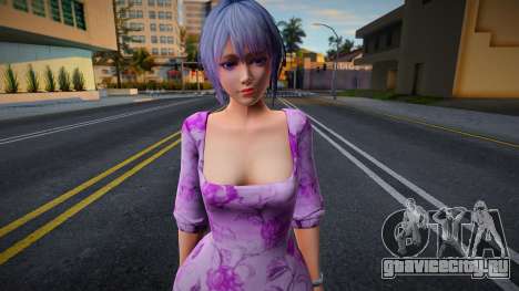 DOAXVV Shizuku - Flower Dress для GTA San Andreas