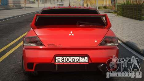 Mitsubishi Lancer Evolution Red Edition для GTA San Andreas