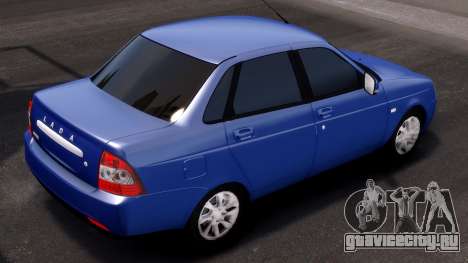 Lada Priora Blue для GTA 4