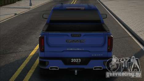 GMC Sierra Denali 2023 Ultimate Blue для GTA San Andreas