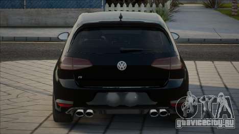 Volkswagen Golf R Black для GTA San Andreas