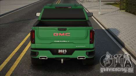 GMC Sierra Denali 2023 Green для GTA San Andreas