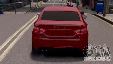 Lada Vesta Red для GTA 4