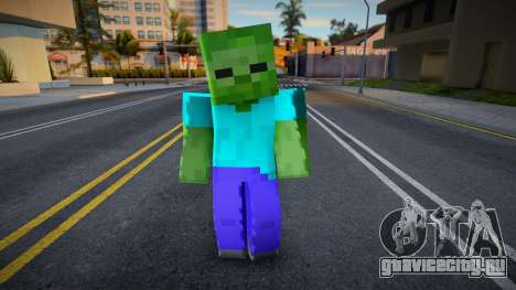 Minecraft Zombie для GTA San Andreas